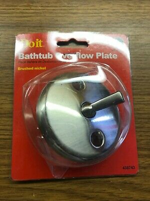 Do it BEST Bath Overflow Plate, P/N 438743