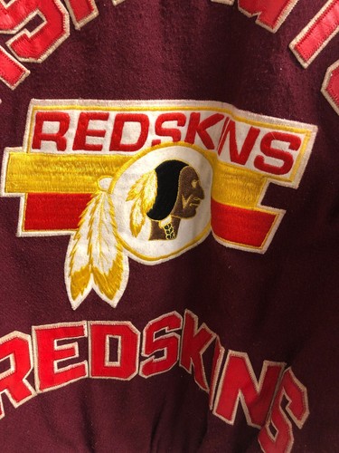 Vintage Washington Redskins Jacket Mens Size L Rare!