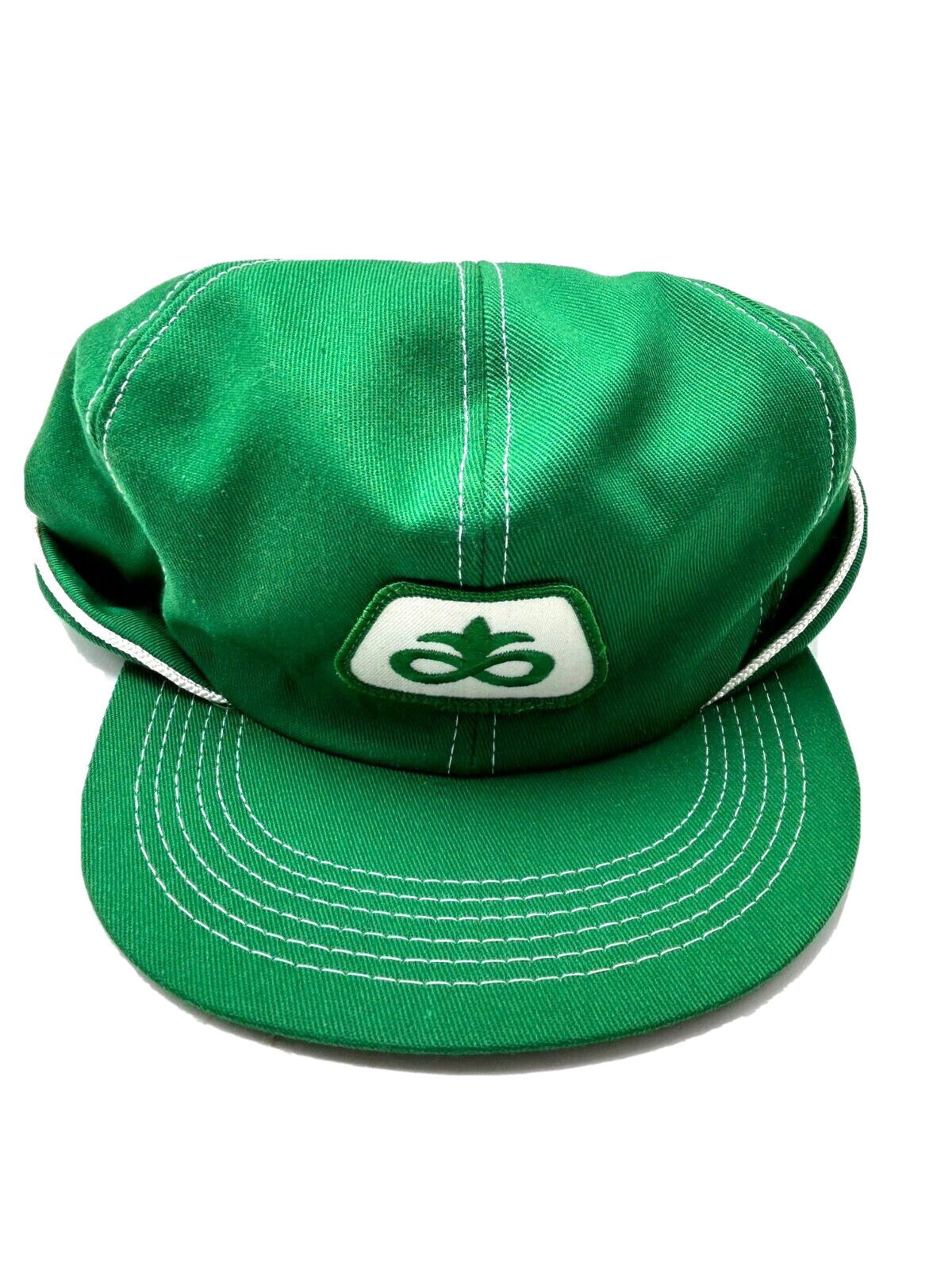 Vintage Pioneer Seed Ear Flaps Agriculture Hat Cap Fitted Medium