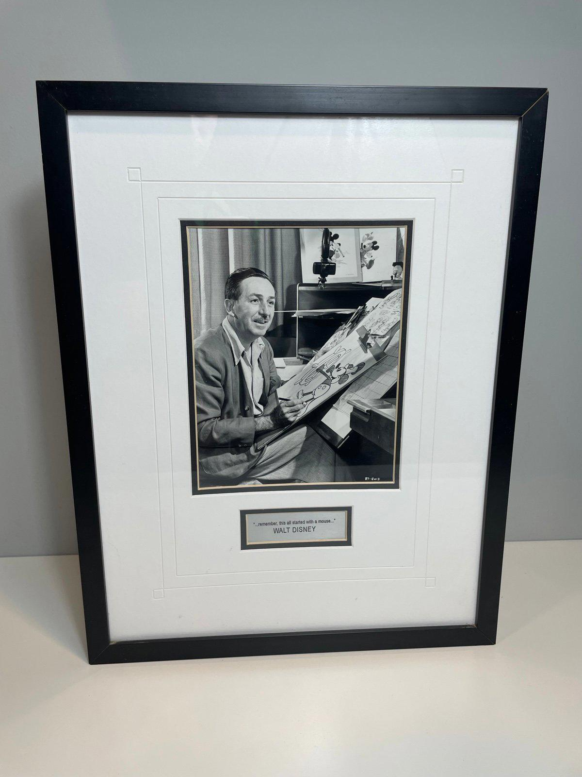 Walt Disney Gallery 1998 Framed Picture Remember This All
