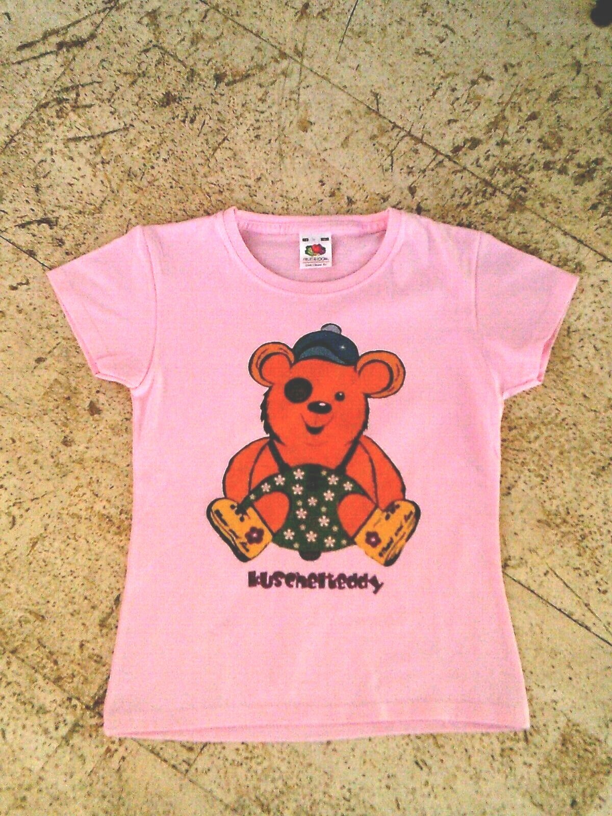 neues rosa Mädchen Sommer Shirt TShirt mit Teddy Gr. 128 