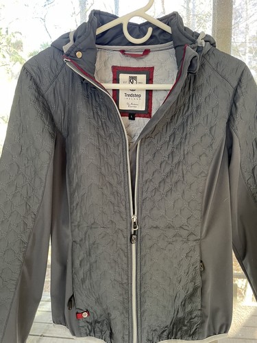 Tredstep Athena Quilted Riding Jacket Oyster Blue W's L (Slim Fit)