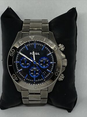 Fossil Retro Traveler CH2869 Mens Stainless Steel Analog Dial Quartz Watch OP812