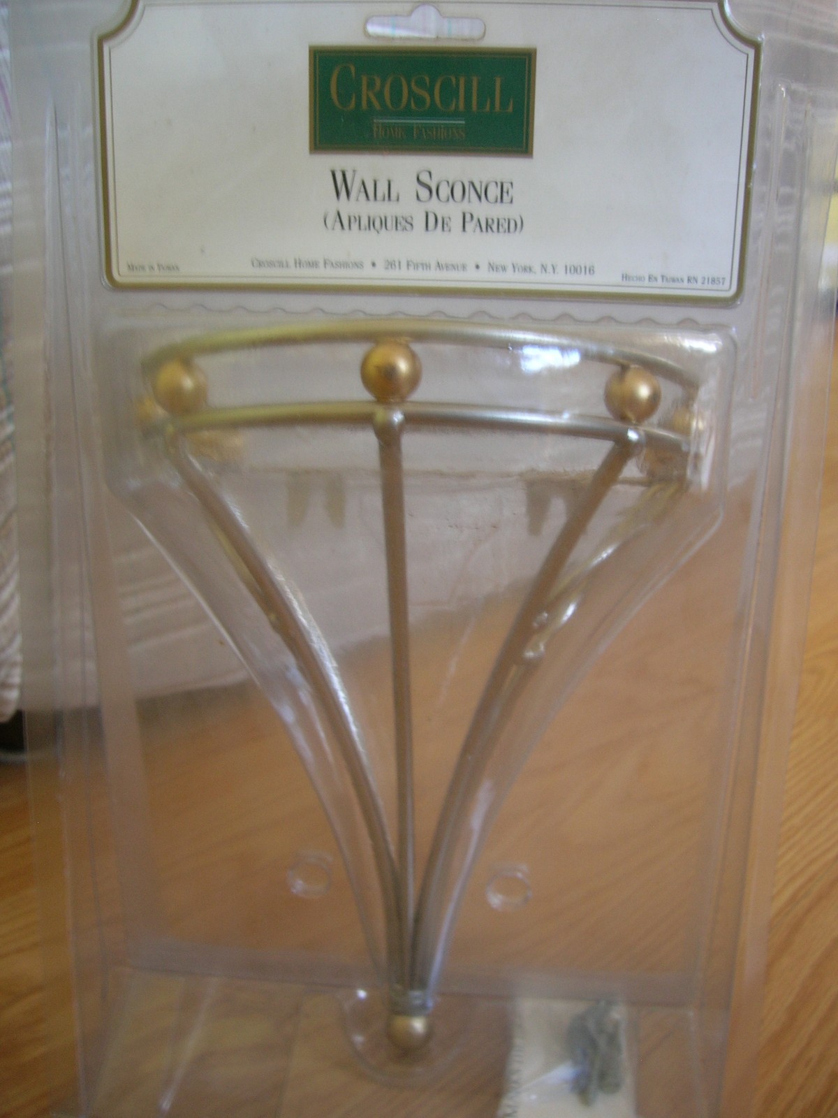 2 NEW CROSCILL HOME FASHIONS PEWTER BIRDCAGE WALL SCONCES