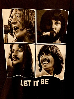 THE BEATLES RARE LET IT BE COMPLETE COLLECTION CLUB 13 SERIES T-SHIRT- SIZE 2XL
