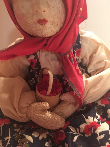 Vintage Stockinette Doll Tea Cozy Soaker  Made In Soviet Union