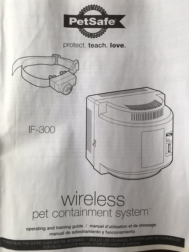 PetSafe PIF 300 Pet Containment System Wireless Dog Fence With 1 Collar