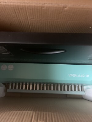OFFNOVA Binding Machine, 21-Hole 450 Sheets Paper Comb Punch Binder Machine for 