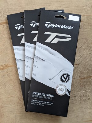 TaylorMade TM18 TP Staff Pro Men's Golf Gloves - 3-Pack - Choose Hand and Size