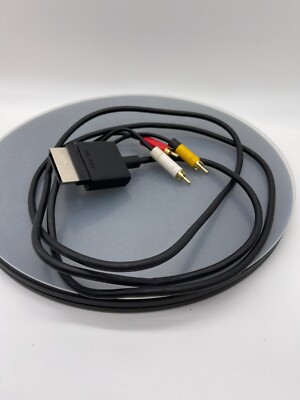 Genuine Microsoft Xbox 360 OEM Composite AV Cable Xbox 360 Slim Audio Visual