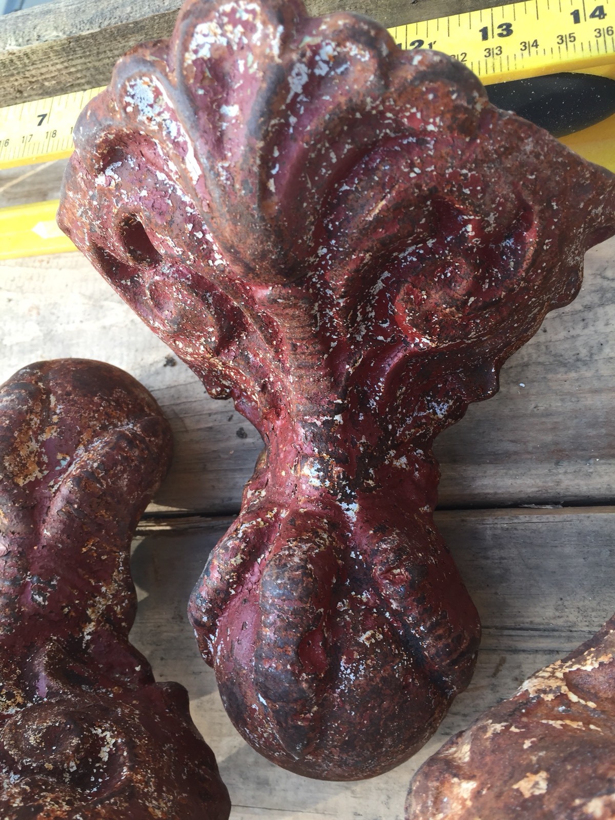 4 Antique Cast Iron Claw Ball Foot Tub  Bathtub Ornate Similar