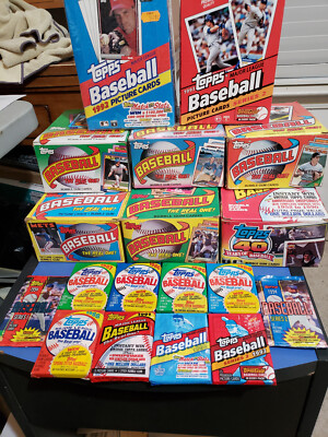 7 Unopened Topps Baseball Packs (More Tnan 100 Cards) From Mid-80s/Early 90s