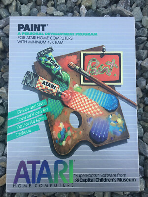 PAINT BY THE CAPITAL CHILDREN'S MUSEUM Disk 800/XL/XE Atari DX5048