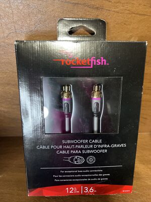 Subwoofer Cable 12 Foot NIB