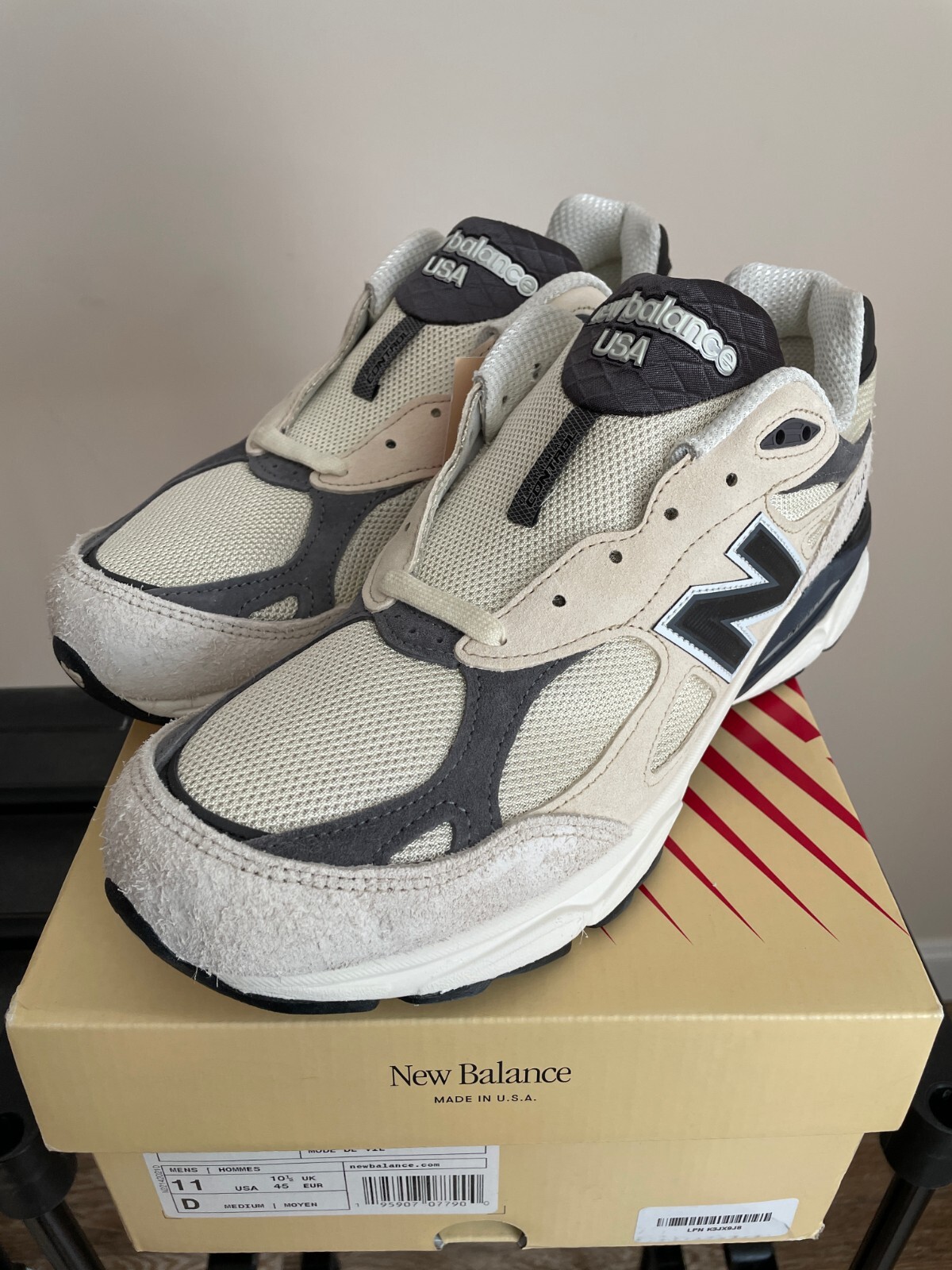【美品】New Balance 990V3 Moonbeam 29 New Balance Teddy Santis X 990v3 Made In USA 'Moonbeam