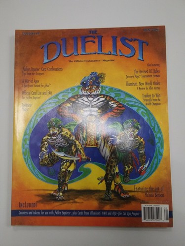 Duelist Magazine Issue # 4 W/ Poster Magic The Gathering (VF/NM