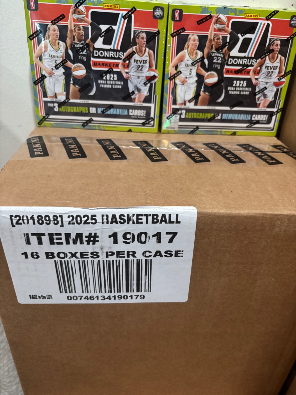 2025 Donruss WNBA Basketball Factory Sealed 12 Box Case