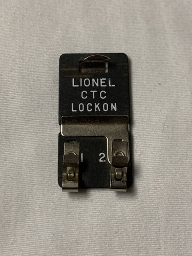 LIONEL CTC POWER LOCK ON! O GAUGE TRAIN TRACK SET TERMINAL CONNECTOR LOCKON