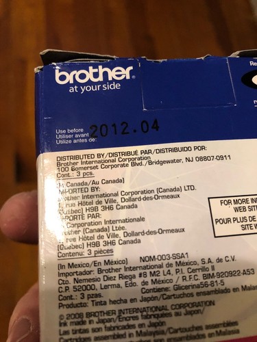 2-Brother LC-41CL 3 PIECE COLOR-PACK  04/2012 Lc41cl