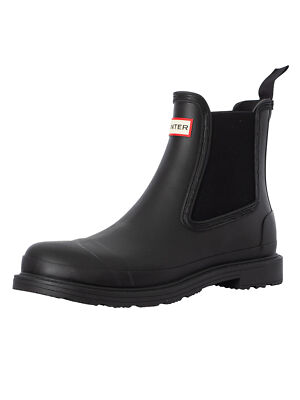 

Мужские резиновые сапоги Hunter Commando Chelsea, черные, Черный, MFS9016RMA-BLK