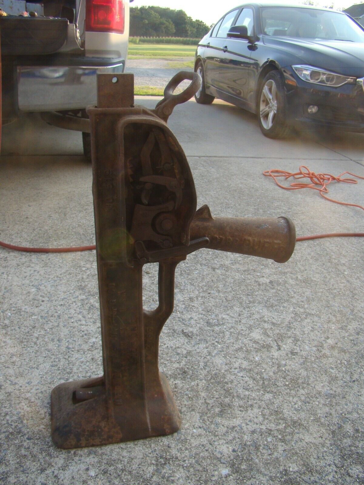 Vintage Duff Barrett Model No. 519 Cast Iron 15 Ton Railroad / House Jack WORKS | eBay Vintage Duff Barrett Model No. 519 Cast Iron 15 Ton Railroad / House Jack WORKS | eBay