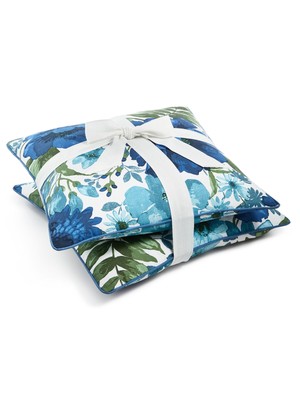 LACOURTE Lucia Blue Floral 20 x 20 в декоративной подушке