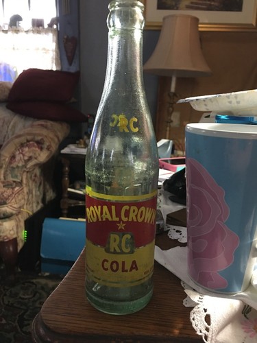 Vintage Royal Crown 10 Oz. Soda Bottle From Nehi Corp