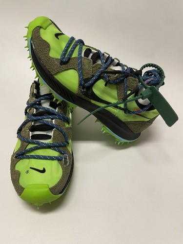 Pre-owned Nike X Off-white Zoom Terra Kiger 5 Electric Green Cd8179-300 Women's Size 5 Us