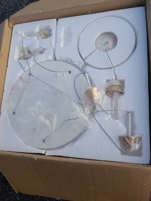 ET2 Contemporary Lighting Circuit LED 5-Light Pendant E24745-130MW