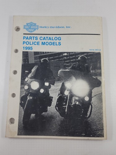1995 Harley Davidson Motorcycles Police Models Parts Catalog Manual 99545-95