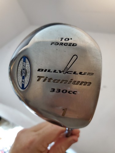 Billy Club Titanium Forged 330cc 10* Driver Intermediate Flex Graphite Shaft