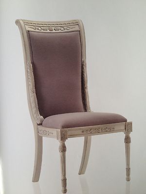 SEDIA IMBOTTITA SALOTTO CLASSICA VARI COLORI VARIE STOFFE