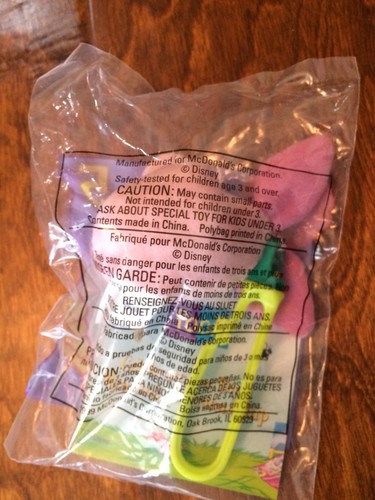 1999 Winnie The Pooh McDonalds Plush Clip - Piglet #5 keychain