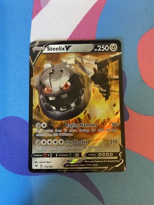 Steelix V 115 185 Vivid Voltage Nm Ultra Rare Full Art Pokemon Card のebay公認海外通販 セカイモン