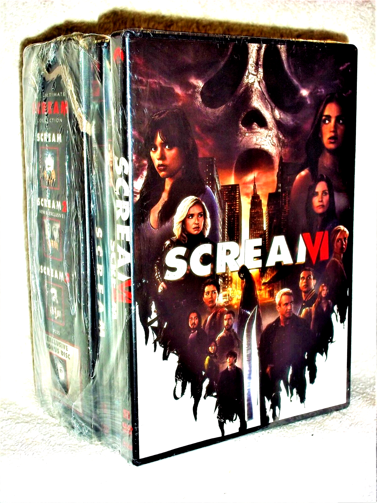 SCREAM【CD＋DVD】 Scream 1 2 3 4 5 6 Collection (DVD, 2022 7-Disc) scary Jenna