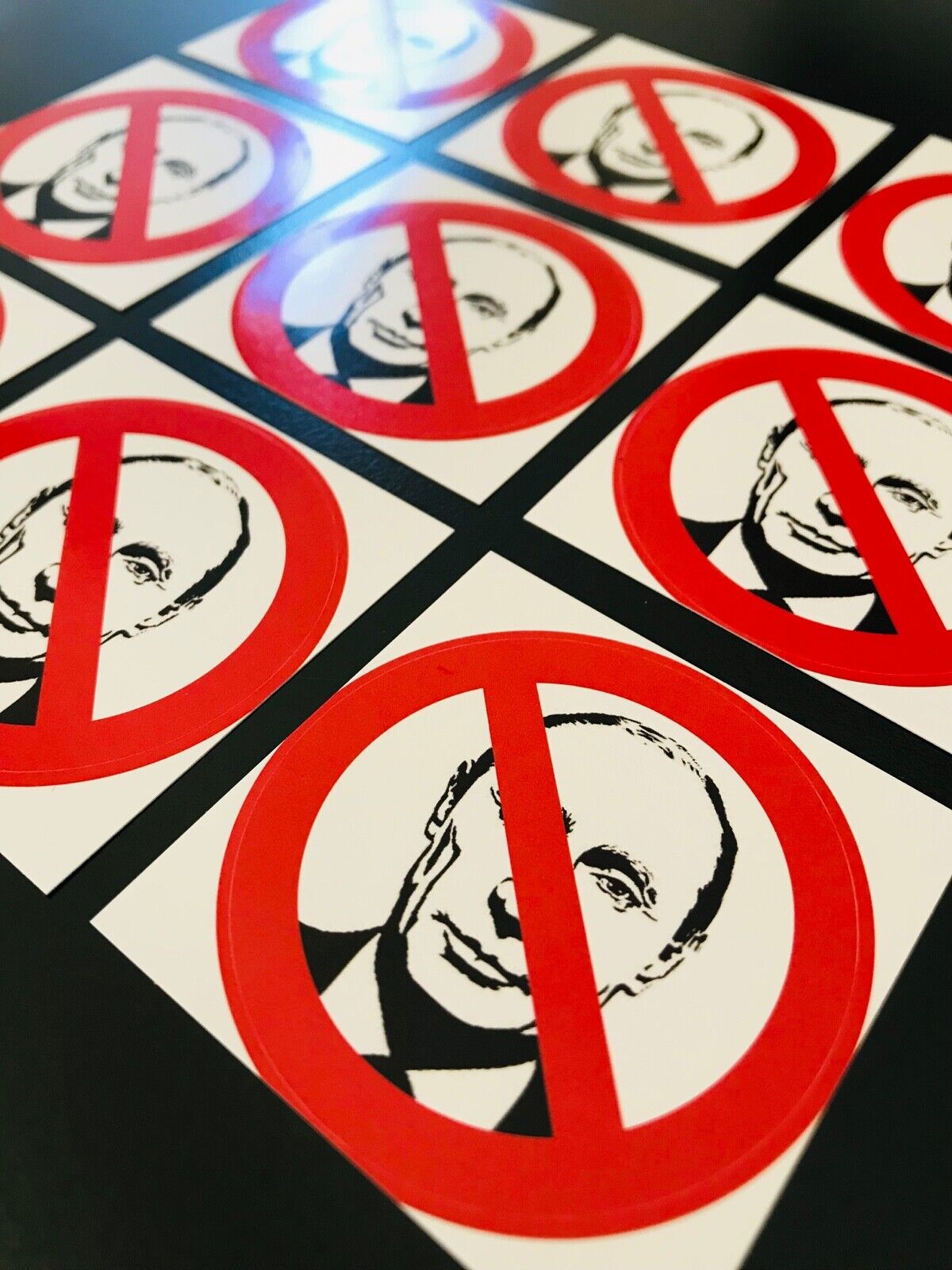 9x Stop Putin Ukraine Konflikt KEIN KRIEG NO WAR | Aufkleber Sticker Badge Demo