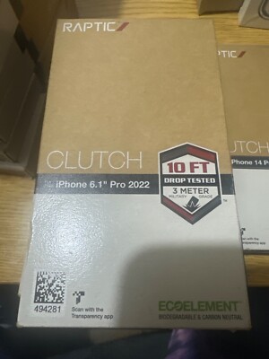 Raptic Clutch iphone 6.1'' Pro 2022 see detailed description