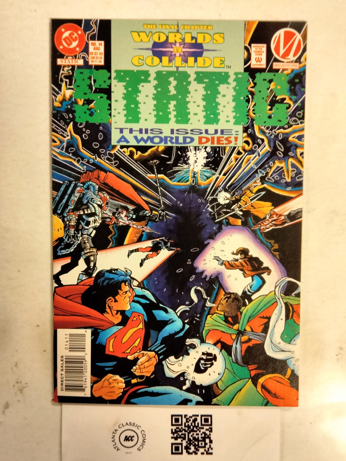 Static #14 VF-NM DC Comic Book 3 TJ55 | eBay Static #14 VF-NM DC Comic Book 3 TJ55 | eBay