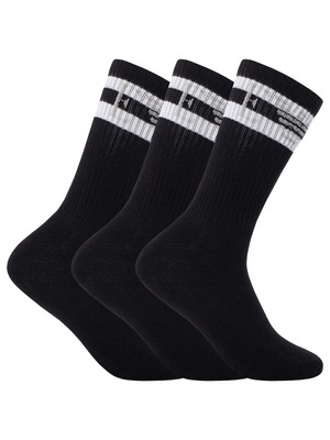 

Мужские носки Calza Emporio Armani, 3 шт., черные, Черный