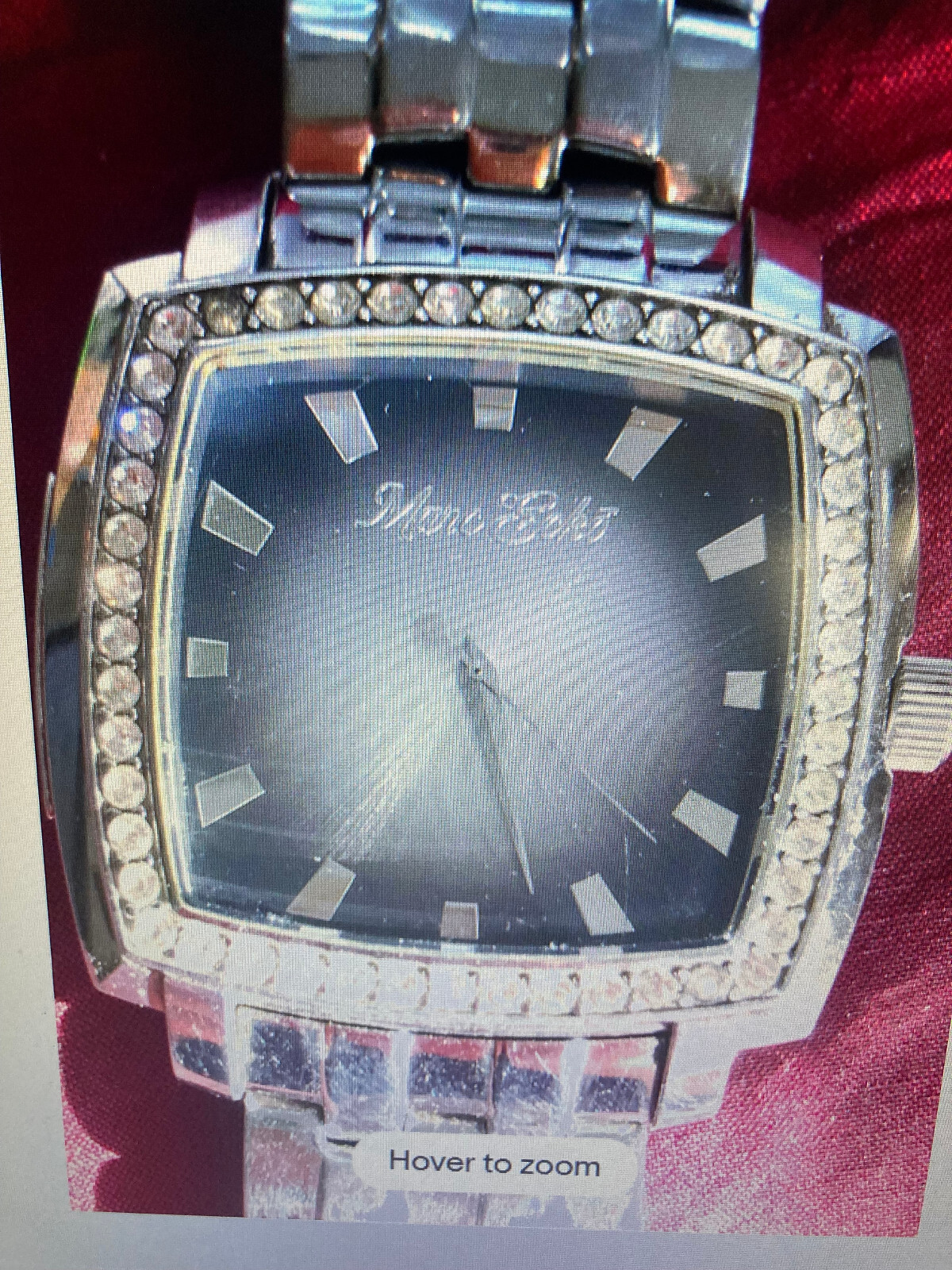 リコ MARK ECKO WOMEN SQUARE CRISTALL QUARTZ WATCH 42 MM | eBay