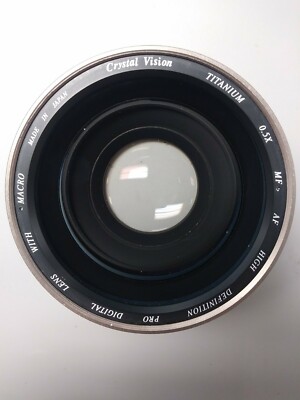 Titanium 0.5X MF AF High Definition Pro Digital Lens With Macro Crystal Vision