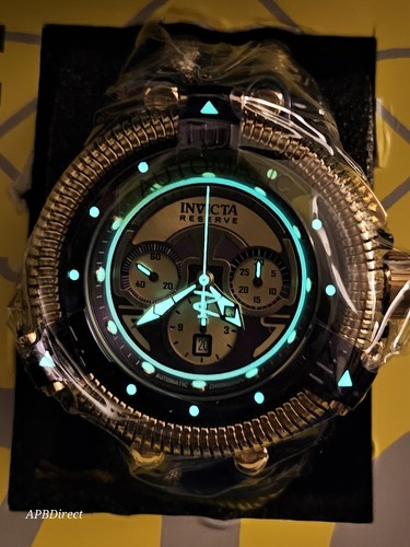 Pre-owned Invicta - King Python - Automatic Chronograph 32 Jewels - Reserve - Mens Watch