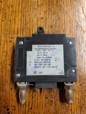 HEINEMANN AM1S-Z550-8W, 30 AMP 80 VOLT DC BULLET BREAKER 30A