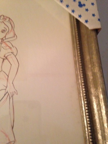 Snow White And The Seven Dwarfs Framed Drawing