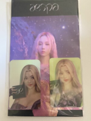 Aespa Winter  « Black Mamba » SMTown Officiel Hologramme + Set Photocard