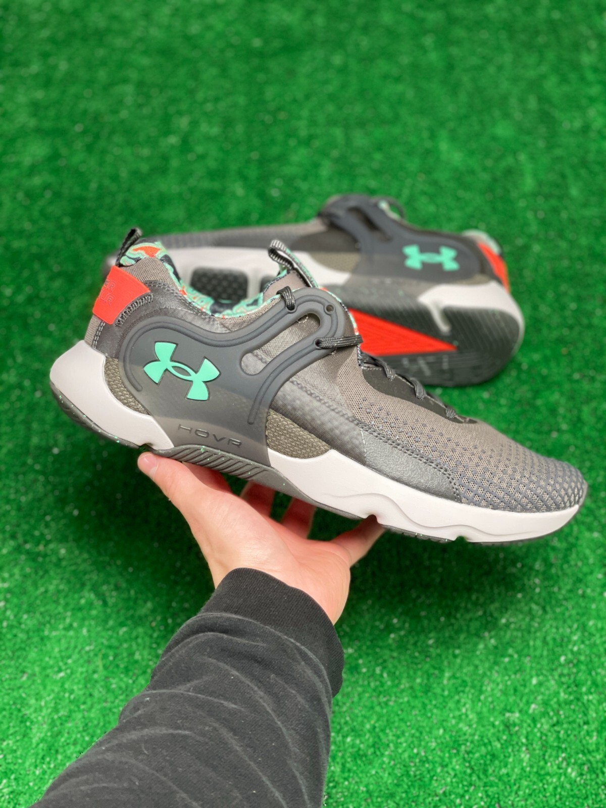 UNDER ARMOUR③ Under Armour HOVR Apex 3 Utility Mens Training Shoe Gray