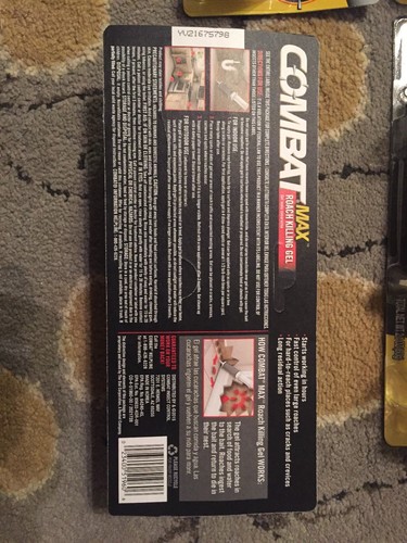 NIB~COMBAT - Source Kill Max R3 Gel Kills Roaches FAST 2.1oz each. ( LOT OF 6)