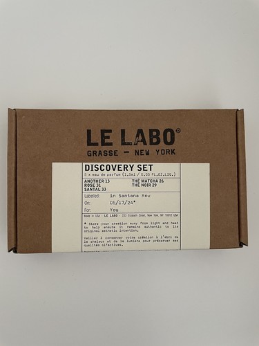 LE LABO DISCOVERY SET 3×5ml Amazon.com : Le Labo Discovery Set Santal 33, Rose 31