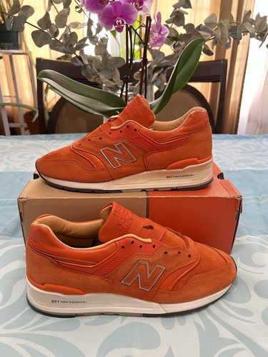 New Balance 997 Concepts Luxury Goods Sneakers in Orange