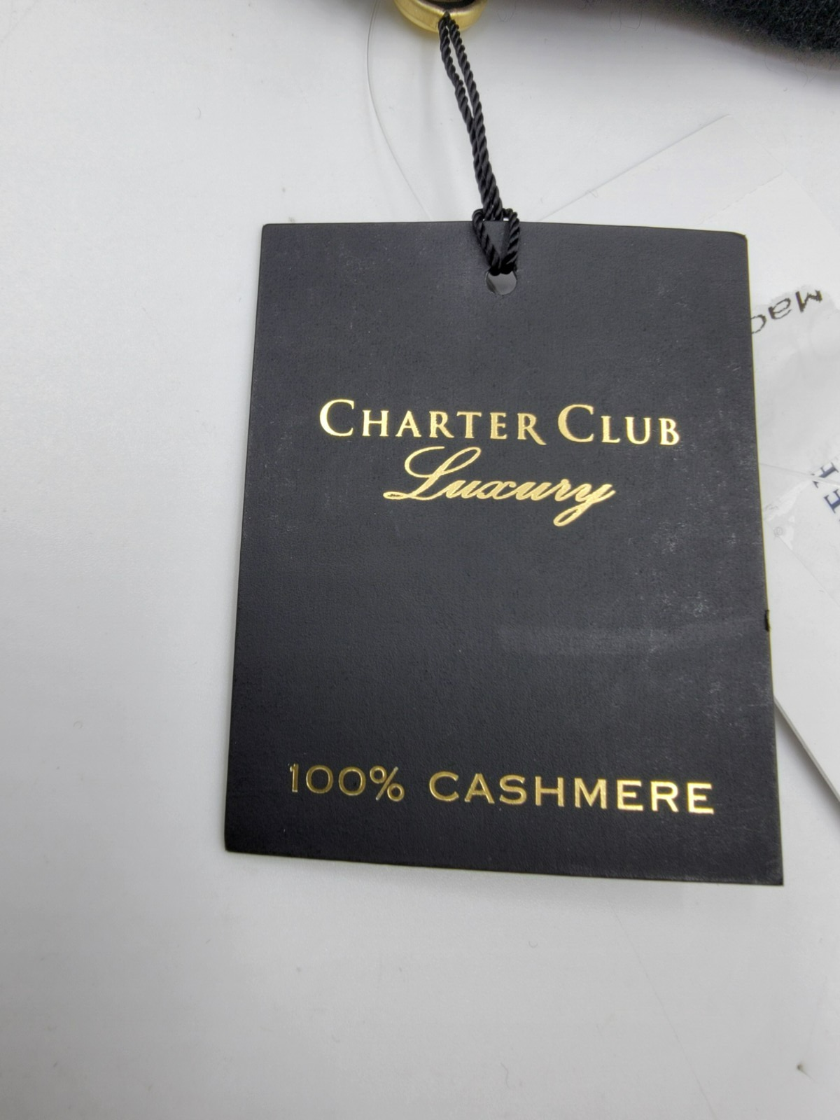 Charter Club Cashmere Knit Beret Women's One Size Classic Black - Picture 12 of 13